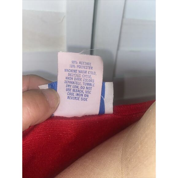 Vintage 60s It's A Charm Velvet Robe Housecoat Dressing Gown Sz Large USA Made - Picture 9 of 10